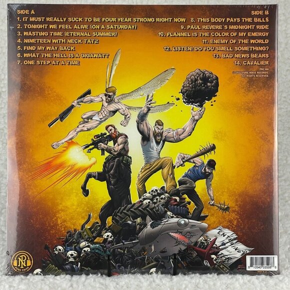 Four Year Strong - Enemy of the World Vinyl LP Half Sea Half Black Limited /280 - Picture 3 of 5